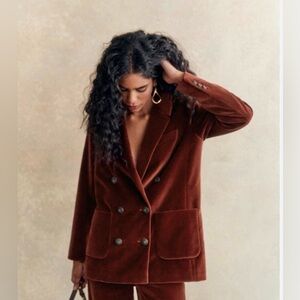 Sézane Corduroy Michele Jacket Blazer